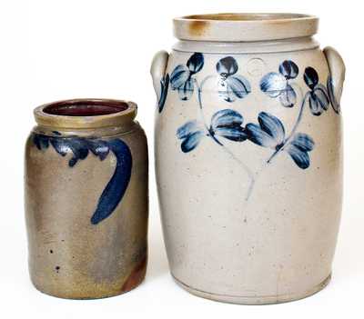 Lot of Two: Mid-Atlantic Stoneware Jars