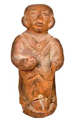 Rare "Pete Mud" Roanoke, Virginia Brick Figure w/ Documentation