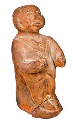 Rare "Pete Mud" Roanoke, Virginia Brick Figure w/ Documentation