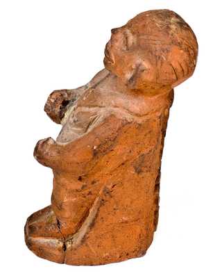 Rare "Pete Mud" Roanoke, Virginia Brick Figure w/ Documentation