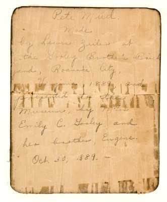 Rare "Pete Mud" Roanoke, Virginia Brick Figure w/ Documentation