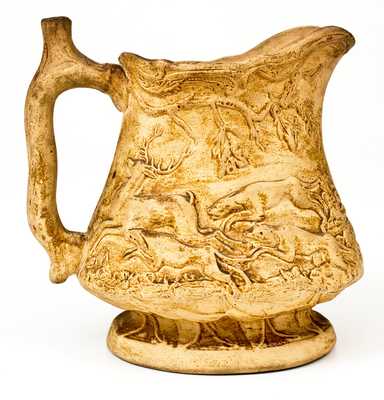 Rare Hunt Scene Pitcher, 