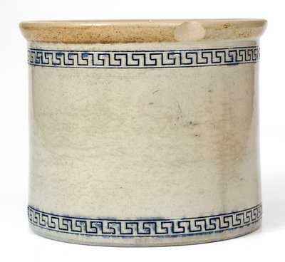 Rare White's Utica, S. Schmidt & Co. Fish Packers (New York) Stoneware Crock