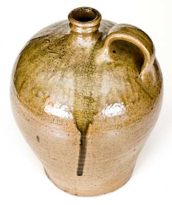 Very Rare and Important Early Dated Jug by the Enslaved Potter, Dave (Edgefield District, SC)