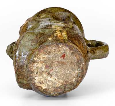 Exceptional Edgefield District, SC Stoneware Face Cup