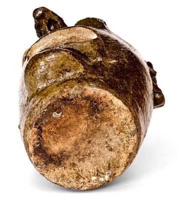 Rare and Important Edgefield Face Jug, probably Lewis Miles / Stoney Bluff