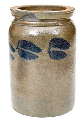 1/2 Gal. Stoneware Jar att. G. & A. Black / Somerfield, PA