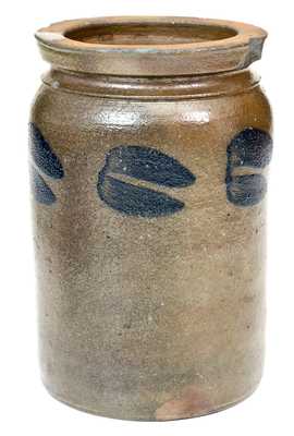 1/2 Gal. Stoneware Jar att. G. & A. Black / Somerfield, PA