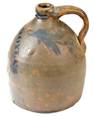 Very Rare RICE & BROYLES Lindside, WV Stoneware Jug