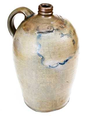 Extremely Rare att. Stephen Sweeney (Henrico County, VA) Jug w/ Richmond Advertising