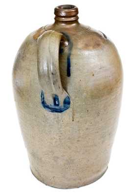 Extremely Rare att. Stephen Sweeney (Henrico County, VA) Jug w/ Richmond Advertising