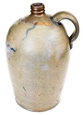 Extremely Rare att. Stephen Sweeney (Henrico County, VA) Jug w/ Richmond Advertising