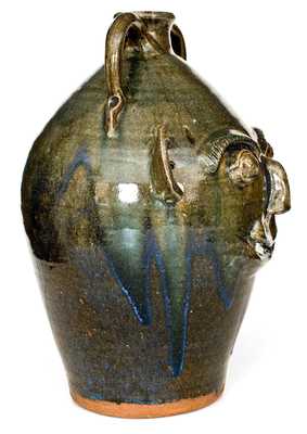 Monumental B. B. CRAIG / VALE, NC Double-Handled Stoneware Face Jug