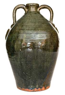 Monumental B. B. CRAIG / VALE, NC Double-Handled Stoneware Face Jug