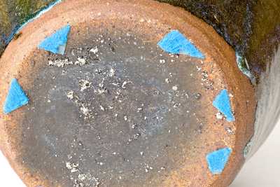 Large-Sized Double-Handled B. B. CRAIG / VALE, NC Stoneware Face Jug