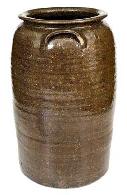 10 Gal. Alkaline-Glazed Stoneware Jar att. Burlon Craig, Catawba Valley, NC, c1935