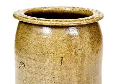 1 Gal. J. M. HAYS, Randolph County, NC, Stoneware Jar