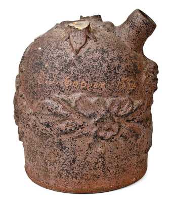 Ohio Stoneware Harvest Jug Inscribed