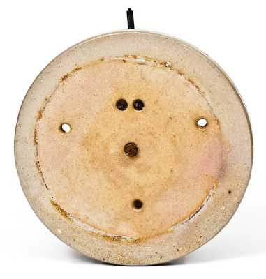 Very Rare Stoneware Sundial att. Richard Remmey, Philadelphia, PA, Inscribed 