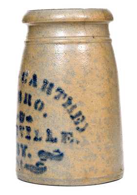 G. A. McCARTHEY & BRO. / MAYSVILLE, KY Stoneware Canning Jar