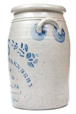Rare 3 Gal. ENEIX & FRANKENBERY / NEW GENEVA, PA Stoneware Jar