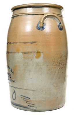 20 Gal. R. T. WILLIAMS / NEW GENEVA, PA Stoneware Jar with Striped Decoration