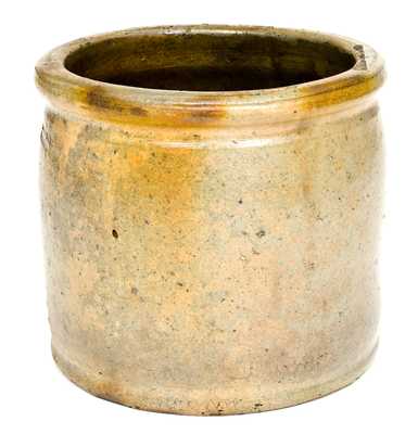 JOHN BELL / WAYNESBORO Squat Stoneware Jar