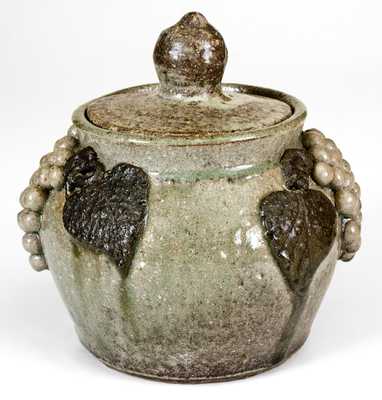 Arie Meaders (Cleveland, Georgia, circa 1965) Lidded Grapes Jar