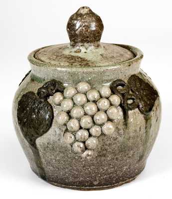 Arie Meaders (Cleveland, Georgia, circa 1965) Lidded Grapes Jar