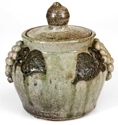 Arie Meaders (Cleveland, Georgia, circa 1965) Lidded Grapes Jar