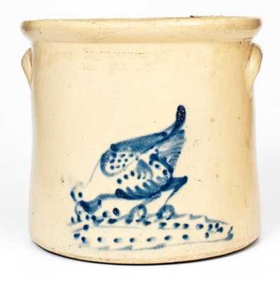 Two-Gallon BRADY & RYAN / ELLENVILLE, N.Y. Stoneware Chicken Crock