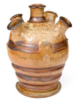 Miss E Davis 1842 Tennessee Stoneware Flower Jug