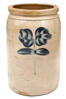 Very Rare Baltimore Stoneware Jar Signed on Bottom by Hugo Miller