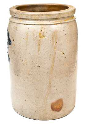 Very Rare Baltimore Stoneware Jar Signed on Bottom by Hugo Miller