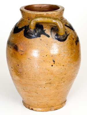 COMMERAWS / CORLEARS HOOK Stoneware Jar, Manhattan, circa 1810