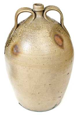 Rare J. M. YOW / ERECT, NC Double-Handled Stoneware Jug