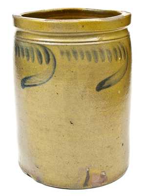2 Gal. L. D. FUNKHOUSER / STRASBURG, VA Stoneware Jar with Swag Decoration