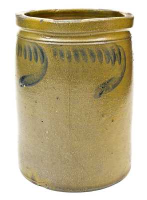 2 Gal. L. D. FUNKHOUSER / STRASBURG, VA Stoneware Jar with Swag Decoration