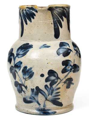 Fine 1 Gal. Remmey (Philadelphia, PA) Stoneware Pitcher, circa 1860