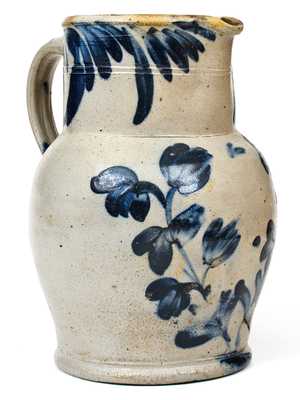 Fine 1 Gal. Remmey (Philadelphia, PA) Stoneware Pitcher, circa 1860