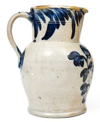 Fine 1 Gal. Remmey (Philadelphia, PA) Stoneware Pitcher, circa 1860