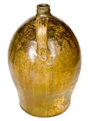 Scarce L. MILES 2 Gal. Stoneware Jug, Lewis Miles, Stony Bluff, Edgefield District, SC