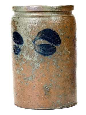 1/2 Gal. Stoneware Jar att. G. & A. Black, Somerfield, PA