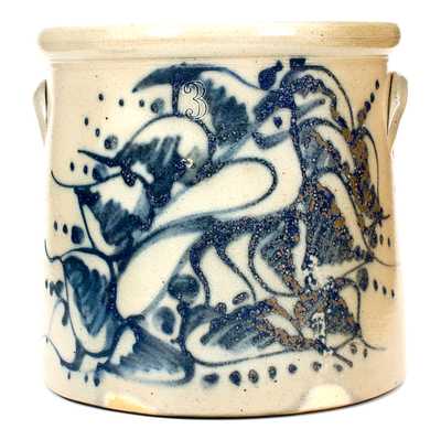 New York State Stoneware Crock w/ Rare