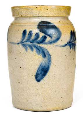 Quart-Sized Stoneware Jar, att. Richard Remmey, Philadelphia, PA, circa 1870