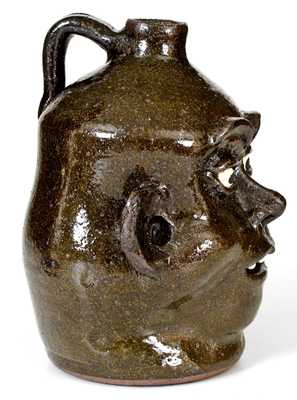 Lanier Meaders (Cleveland, GA) Stoneware Face Jug, circa 1980