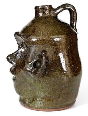 Lanier Meaders (Cleveland, GA) Stoneware Face Jug, circa 1980
