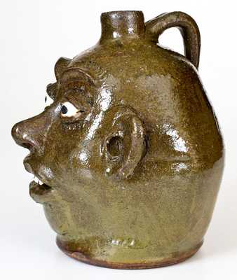 Lanier Meaders (Cleveland, GA) Stoneware Face Jug, c1980