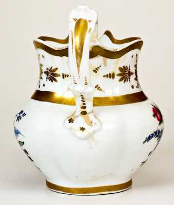 Rare and Important Tucker Porcelain Pitcher, Philadelphia, PA, circa 1832-1838