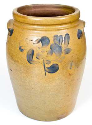 Rare attrib. J. Swank, Johnstown, PA "1887" Stoneware Jar